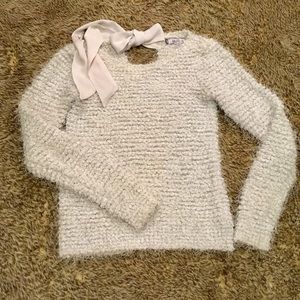 Jennifer Lopez gray/silver sequin sweater